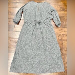 Ambernoon II by Dr. Erum Ilyas UPF 50+ Gray Maxi SunSavvy Coverup Maxi Dress 2XP